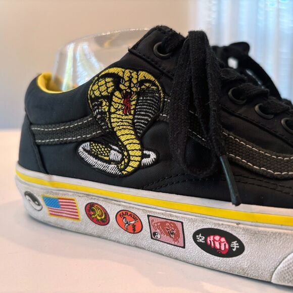 Vans X Men's Cobra Kai Old Skool Shoes Sneakers US Size 6.5 Style 507452 - Picture 5 of 10